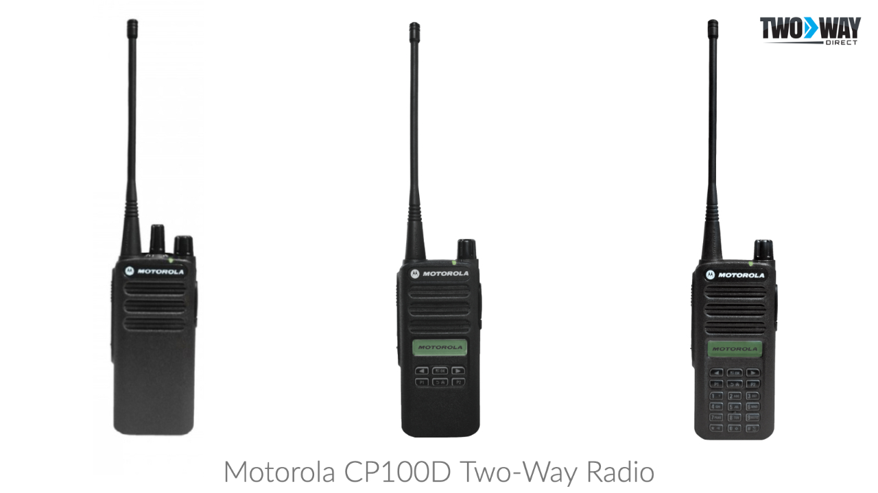Motorola CP100D Two-Way Radio