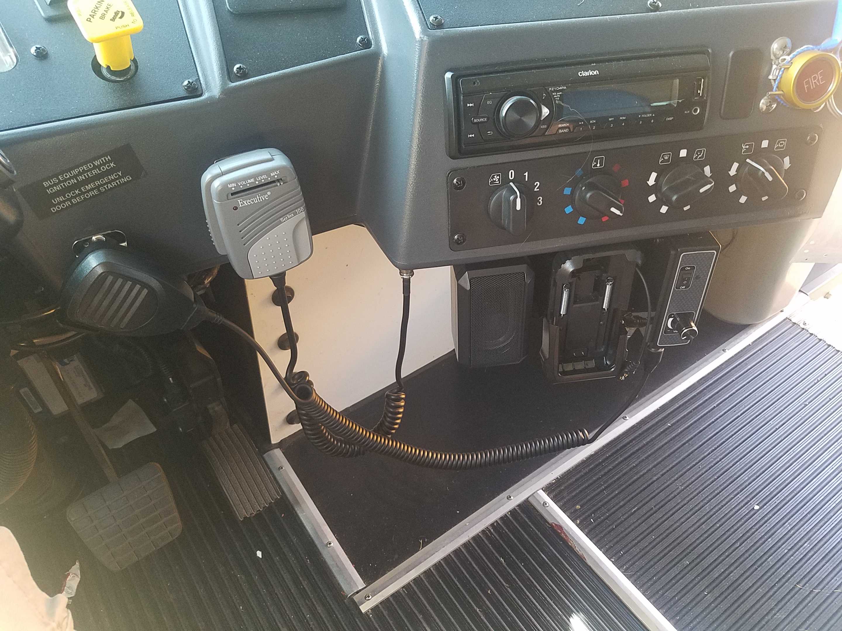 Two Way Direct School Bus Communication Install